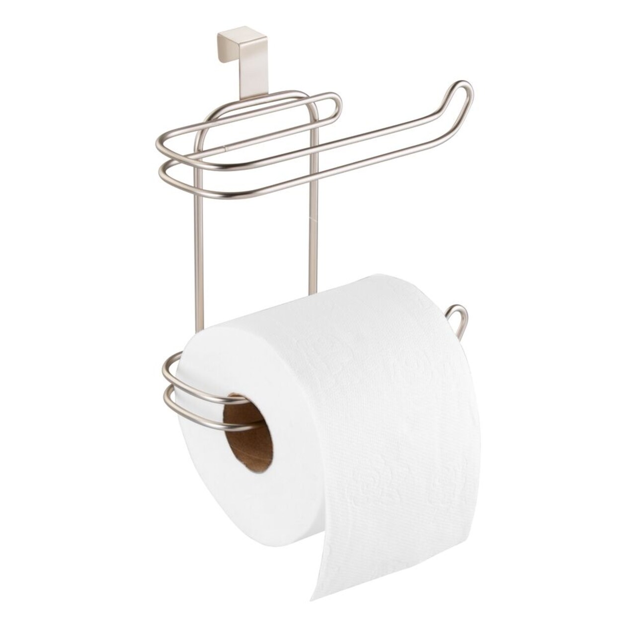 mDesign Over Tank Toilet Tissue Paper Roll Holder / Dispenser